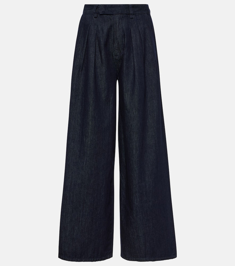 The Frankie Shop Nolan high-rise wide-leg jeans