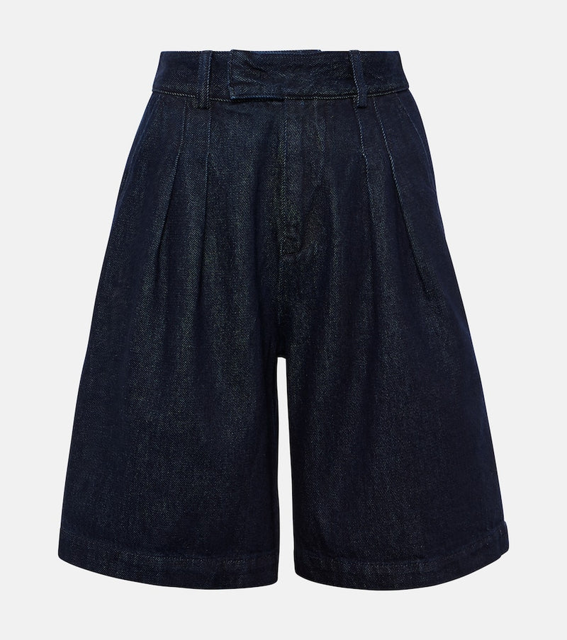 The Frankie Shop Xavier denim Bermuda shorts