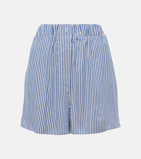 The Frankie Shop Lui pinstripe high-rise shorts