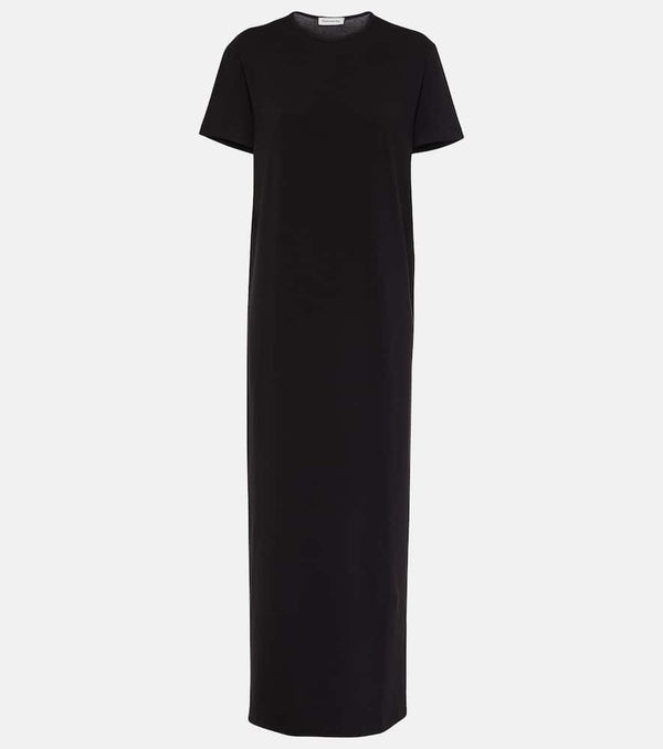 The Frankie Shop Maya cotton-blend jersey maxi dress