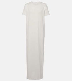 The Frankie Shop Maya cotton-blend jersey maxi dress