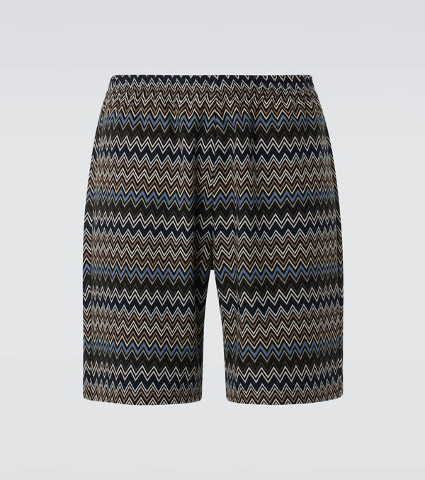 Missoni Zigzag cotton Bermuda shorts