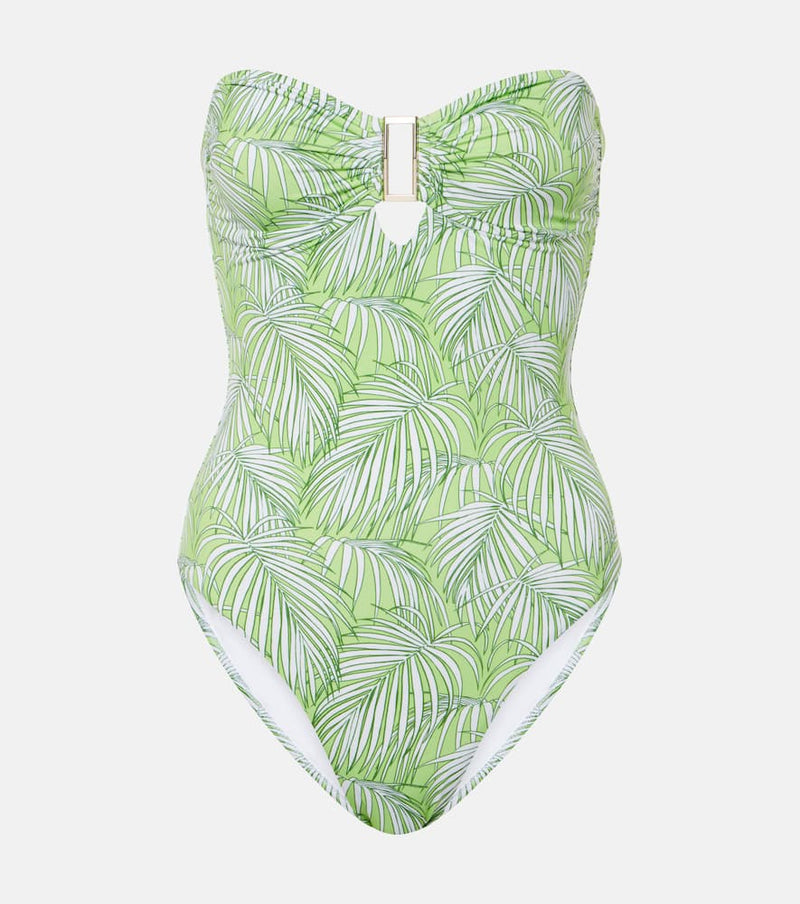 Melissa Odabash Como printed strapless swimsuit