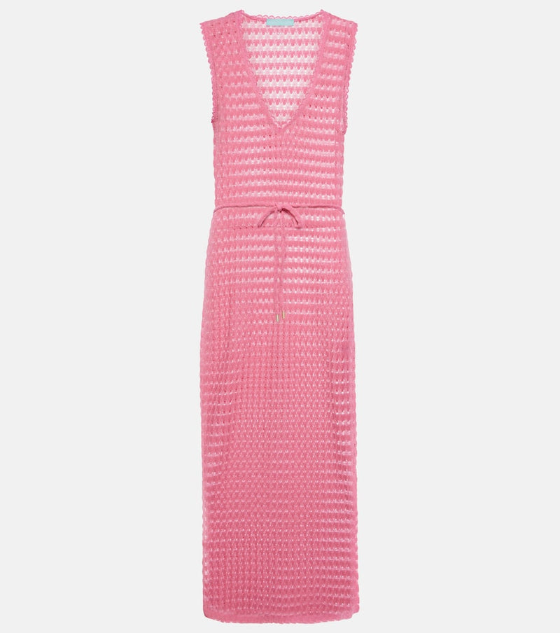 Melissa Odabash Annabel open-knit midi dress