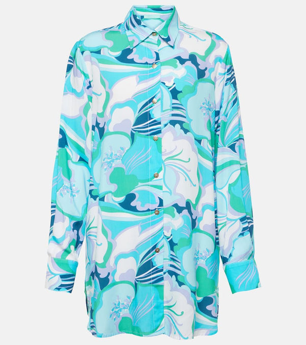 Melissa Odabash Paige floral shirt