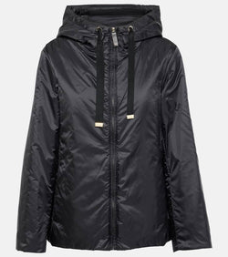 Max Mara Greenh coated canvas rain jacket