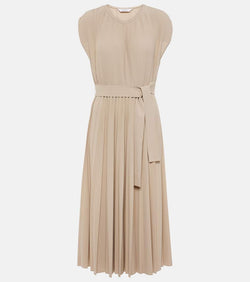 Max Mara Kiss pleated midi dress