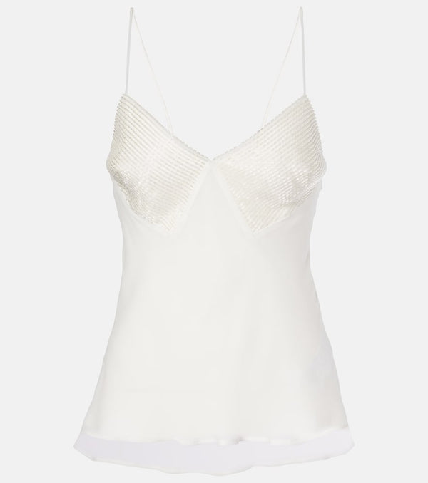 Max Mara Bridal Opache silk georgette camisole