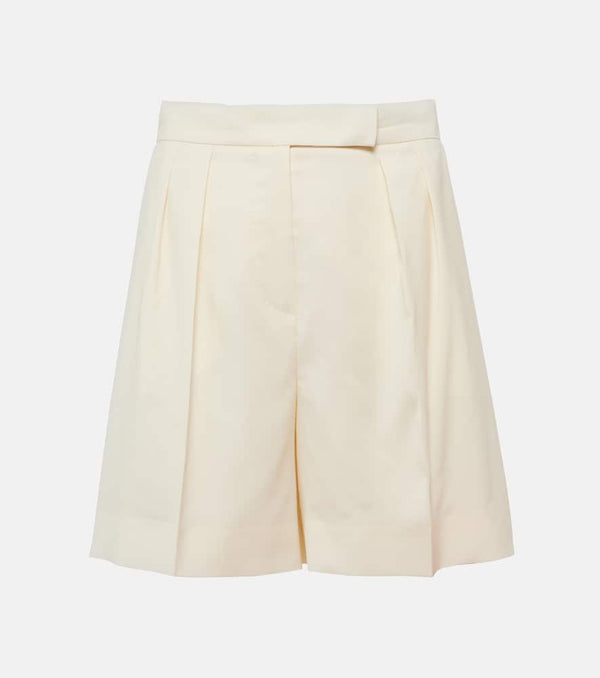 Max Mara Priamo high-rise virgin wool shorts