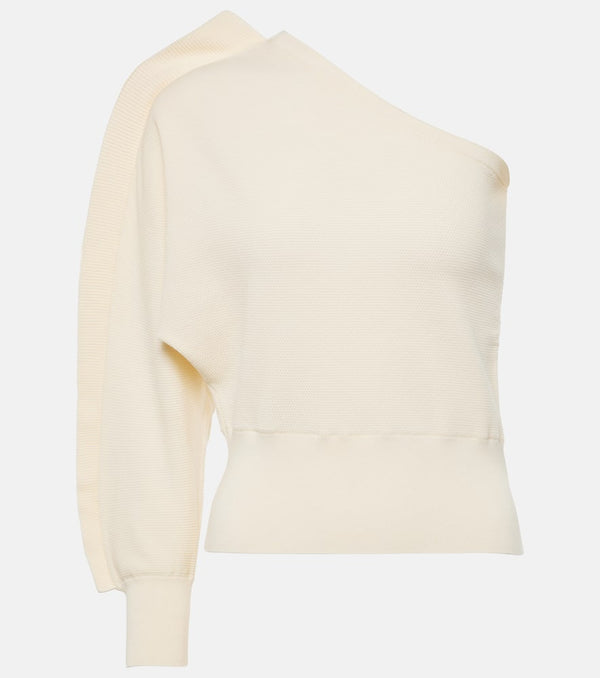 Max Mara Markus one-shoulder jersey top