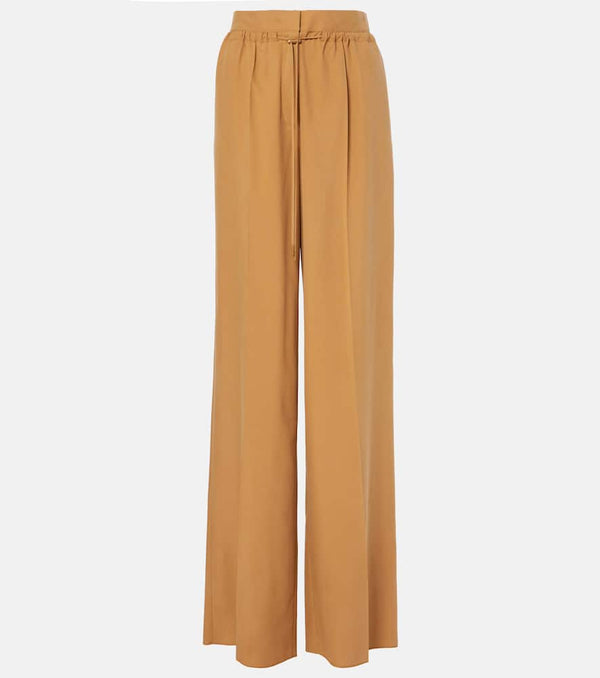 Max Mara Grana silk wide-leg pants