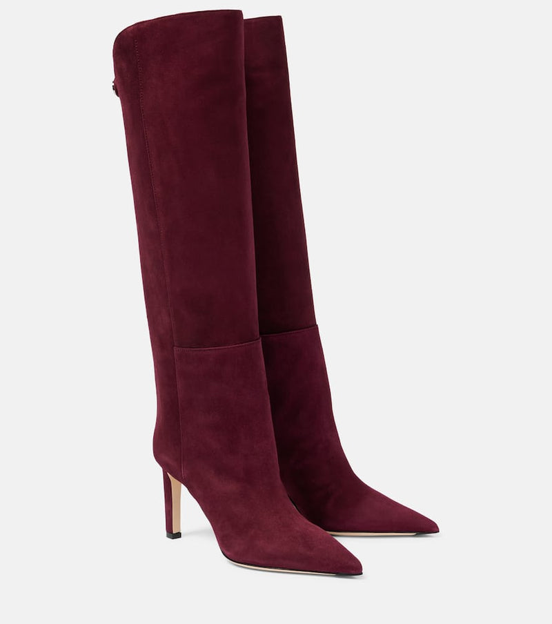 Jimmy Choo Alizze 85 suede knee-high boots