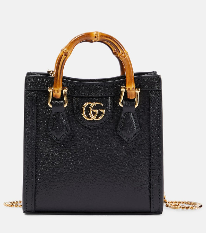 Gucci Gucci Diana Micro leather tote bag