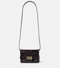 Victoria Beckham Mini croc-effect leather clutch