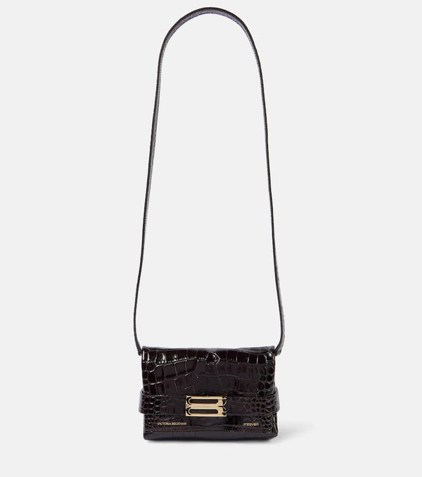 Victoria Beckham Mini croc-effect leather clutch