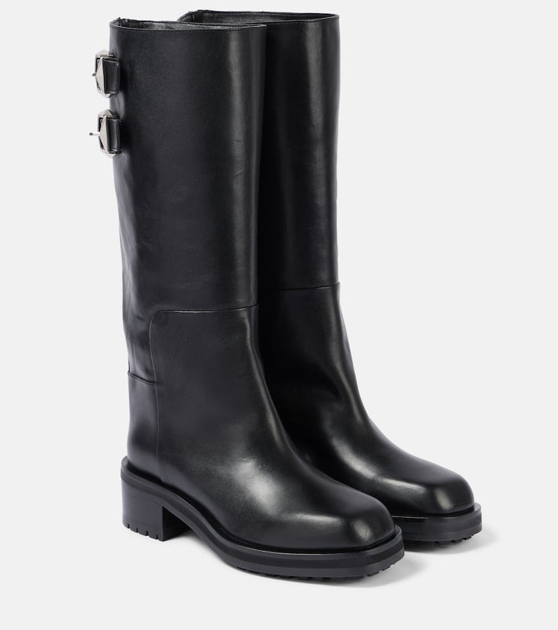 Jimmy Choo Brooklyn 50 leather knee-high boots