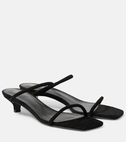 Toteme Minimalist 35 suede sandals