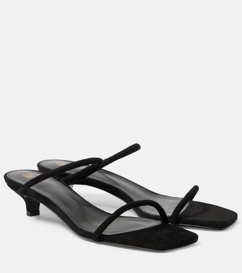 Toteme Minimalist 35 suede sandals