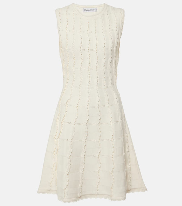 Oscar de la Renta Knitted minidress