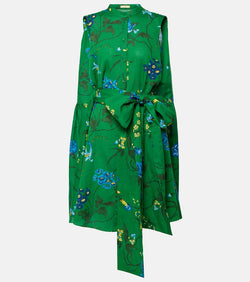 Erdem Cotton and linen minidress