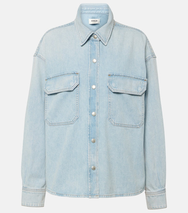 Agolde Gwen Slice denim shirt