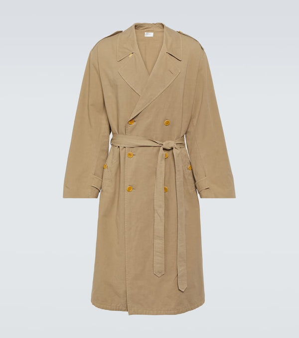 The Row Montrose cotton and linen trench coat