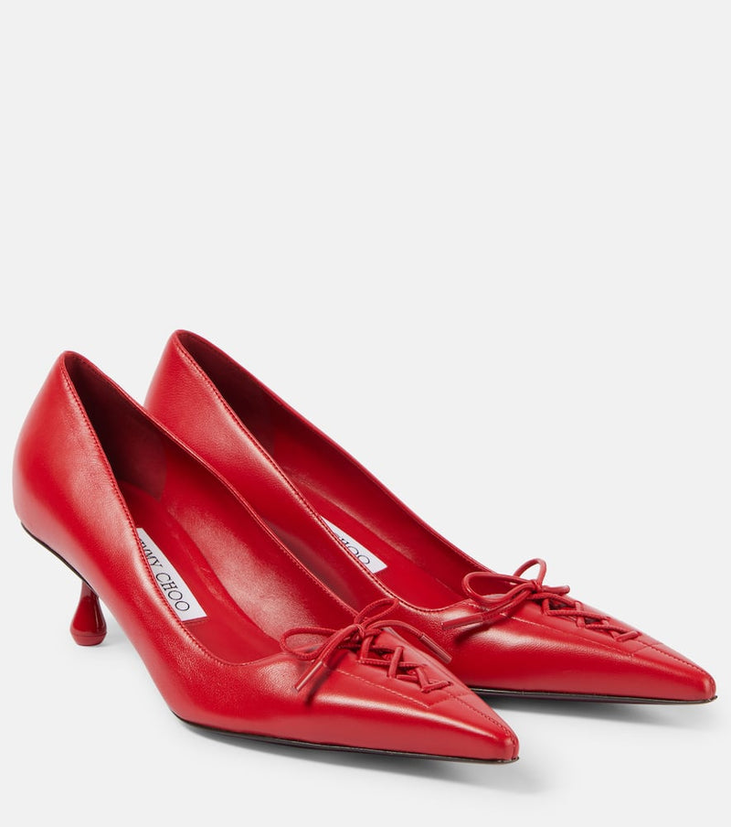 Jimmy Choo Scarlett 50 leather pumps