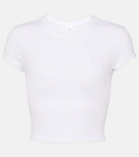 Alo Yoga Alosoft cropped jersey T-shirt