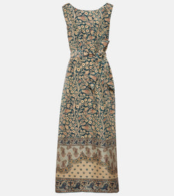 Loro Piana Kiko printed silk maxi dress