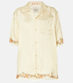 Marni Printed satin shirt