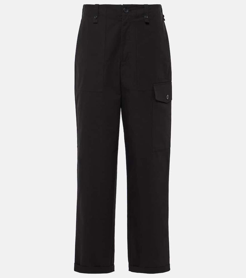 Proenza Schouler White Label Octavia cotton-blend straight pants