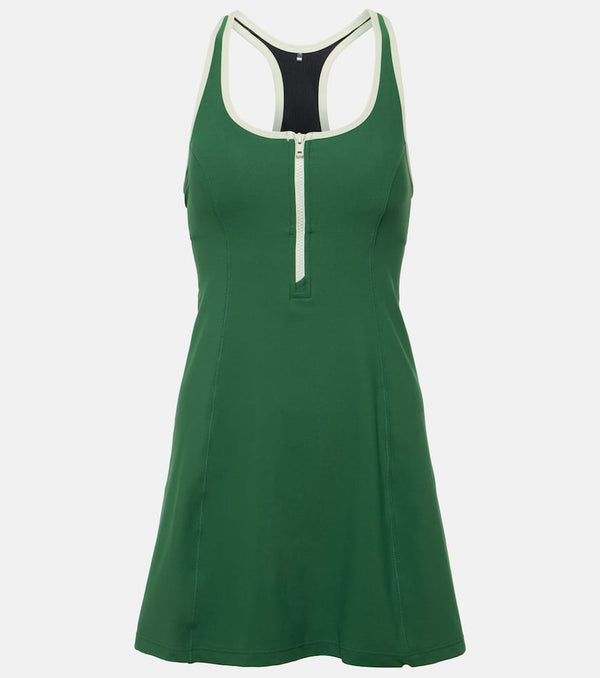 The Upside Oxford racerback tennis dress