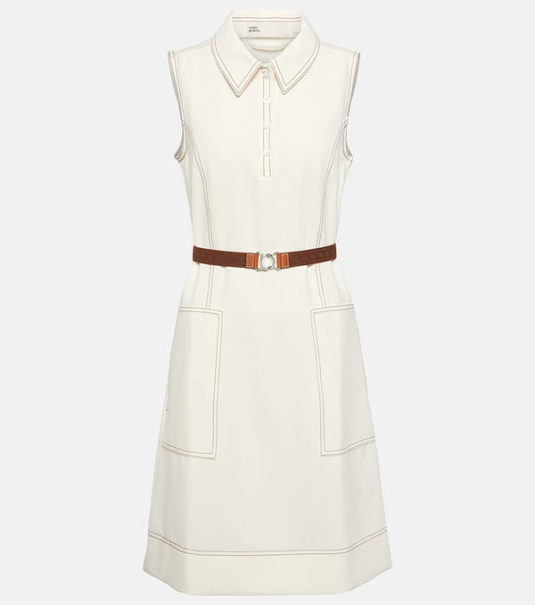 Tory Sport Belted sleeveless polo dress