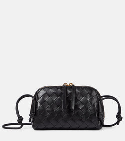 Bottega Veneta Concert Mini Intrecciato leather pouch