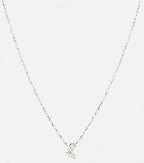 Repossi Serti Sur Vide 18kt white gold pendant necklace with diamonds