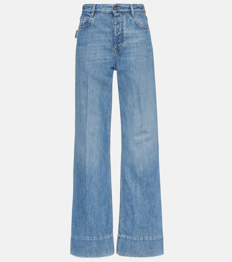 Bottega Veneta Mid-rise wide-leg jeans