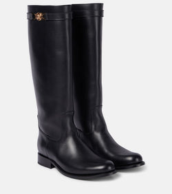 Versace Medusa '95 leather knee-high boots