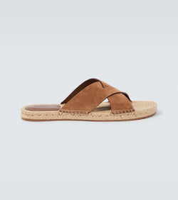 Zegna Suede espadrille sandals