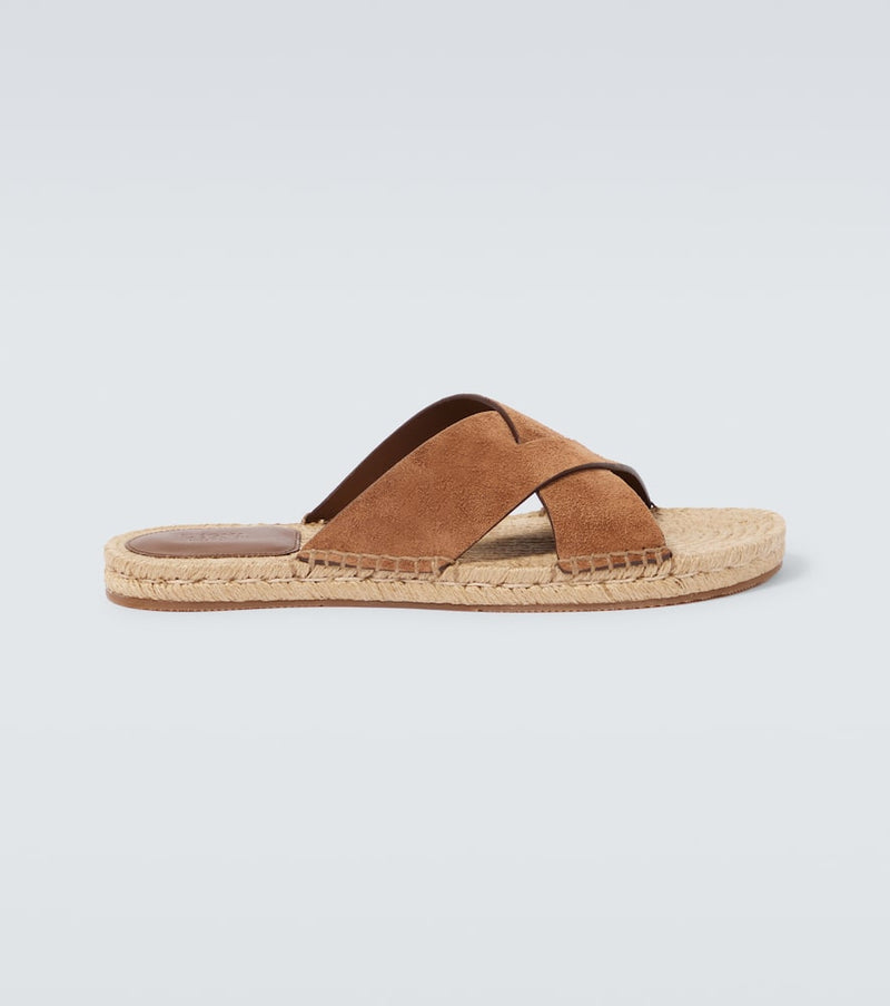 Zegna Suede espadrille sandals