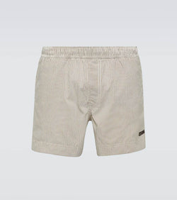 Zegna Striped swim trunks