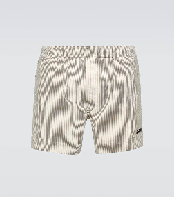 Zegna Striped swim trunks