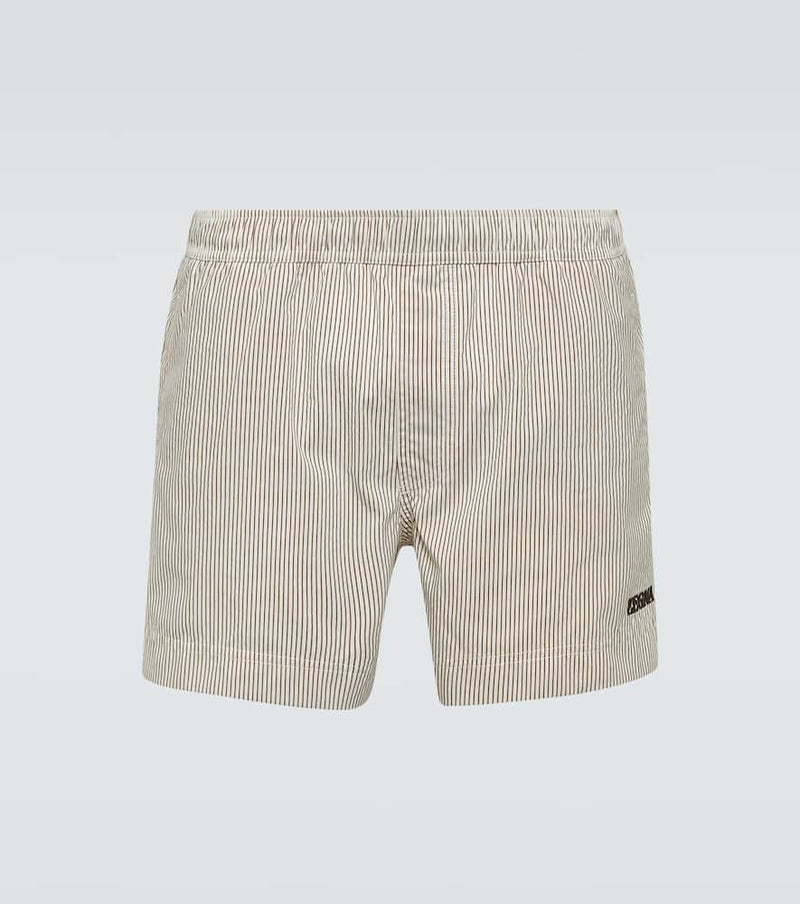 Zegna Striped swim trunks