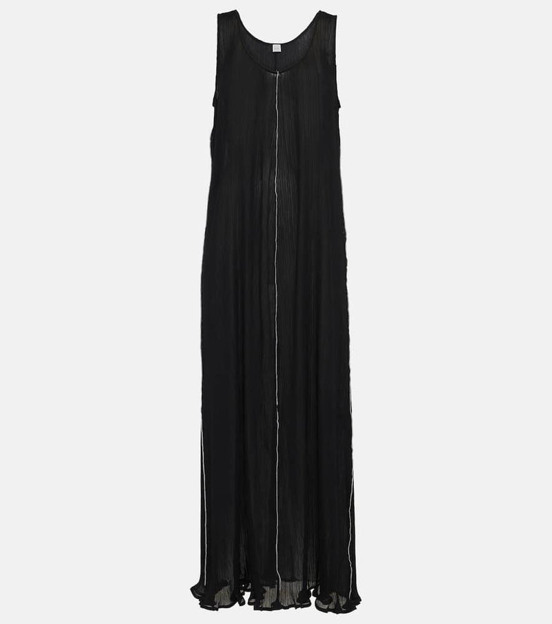 Toteme Plissé maxi dress