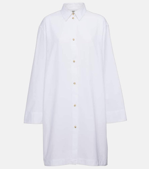 Toteme Oversized cotton shirt dress