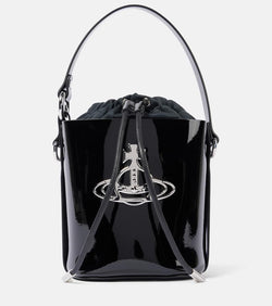 Vivienne Westwood Daisy Small patent leather bucket bag