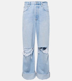 Citizens of Humanity Ayla distressed mid-rise wide-leg jeans