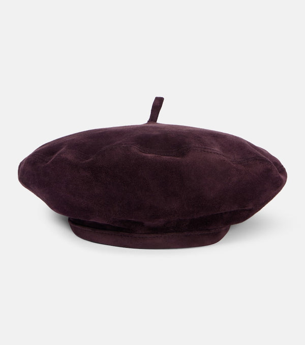 Loro Piana Suede beret