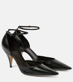 The Row Uxor leather pumps