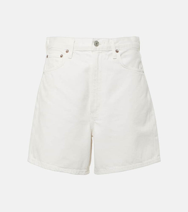 Agolde Stella high-rise denim shorts