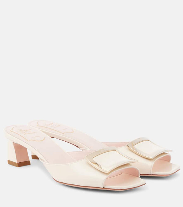 Roger Vivier Trompette 45 patent leather mules